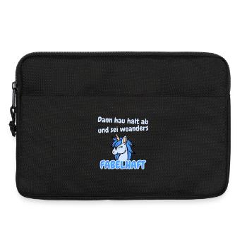 Fabelhafter Abschied - Laptoptasche 13" - Schwarz - Vorne