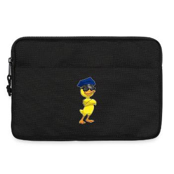 Duck Policeman Sunglasses Police - Laptop bag 13" - black - Front
