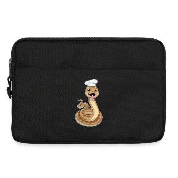 Cuisinière Chef Serpent Cuisson du Chapeau - Sacoche pour ordinateur portable 13 pouces - noir - Devant