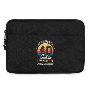 Es Dauerte 40 Jahre Gut Auszusehen 40. Geburtstag - Laptoptasche 13" - Schwarz - Vorne