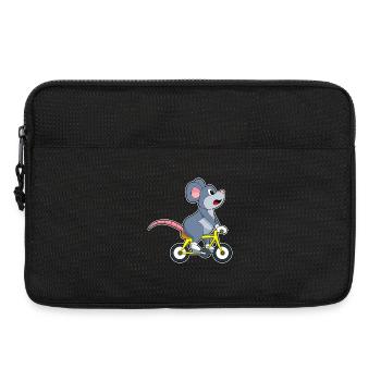 Mouse Bike - Laptop bag 13" - black - Front