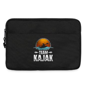 Kajak Kajakfahrer Kajaker Team - Laptoptasche 13" - Schwarz - Vorne