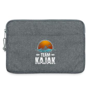 Kajak Kajakfahrer Kajaker Team - Laptoptasche 13" - Grau meliert - Vorne