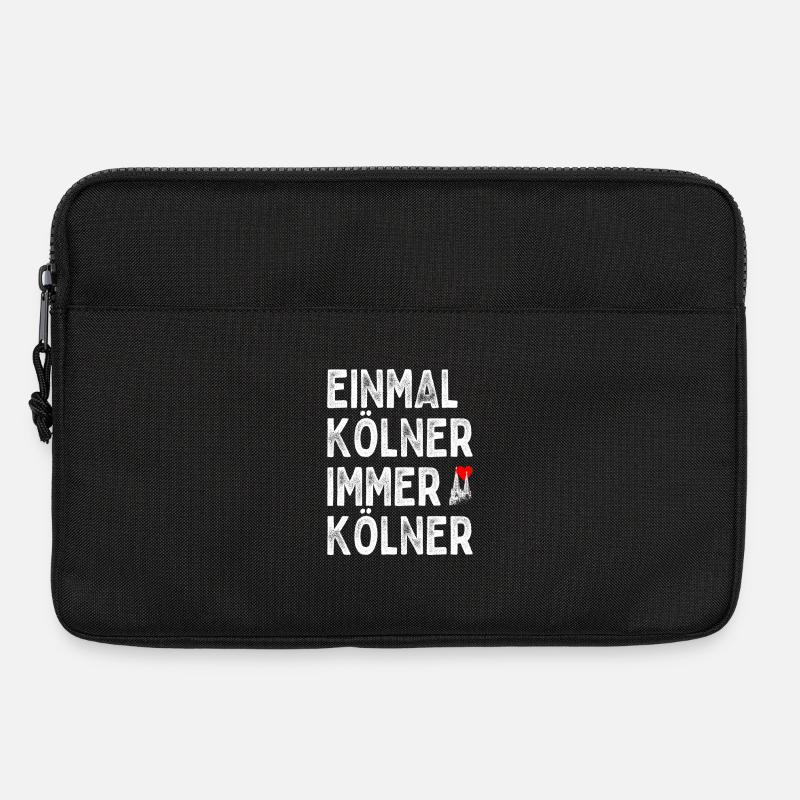 Köln Einmal Kölner Immer Kölner Karneval Kölsch - Laptoptasche 13" - Schwarz