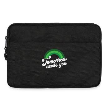 Regenbogen Mental Health Tomorrow Needs - Laptoptasche 13" - Schwarz - Vorne