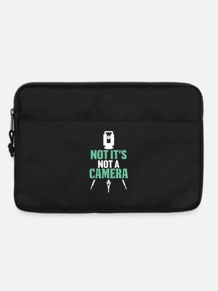 Ironische Botschaftsfotografie - Laptoptasche 13" - Schwarz
