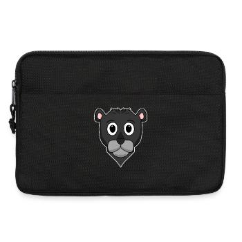 Schwarzer Panther - Laptoptasche 13" - Schwarz - Vorne