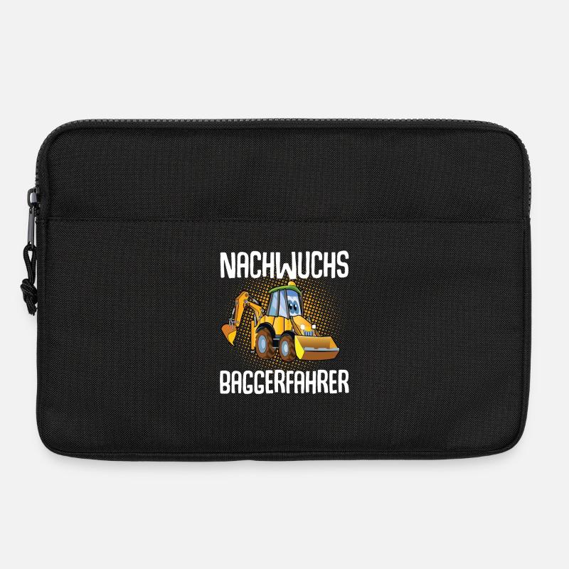 Nachwuchs Baggerfahrer - Laptoptasche 13" - Schwarz