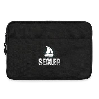 Segeln Segler Segelboot - Laptoptasche 13" - Schwarz - Vorne