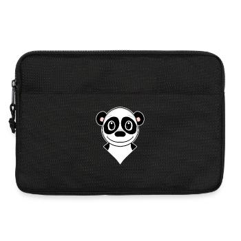 Panda - Laptoptasche 13" - Schwarz - Vorne