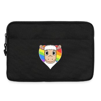 Sheep Lgbt Rainbow Colors - Laptop bag 13" - black - Front