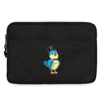 Bird Groom Top Hat Wedding - Laptop bag 13" - black - Front
