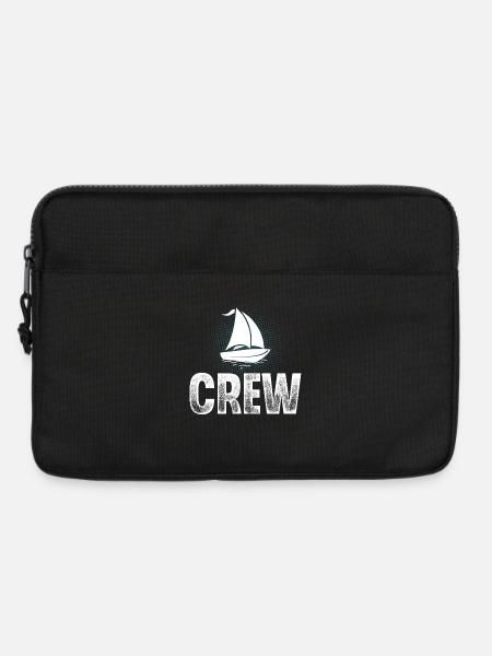 Segeln Segler Segelboot Crew - Laptoptasche 13" - Schwarz