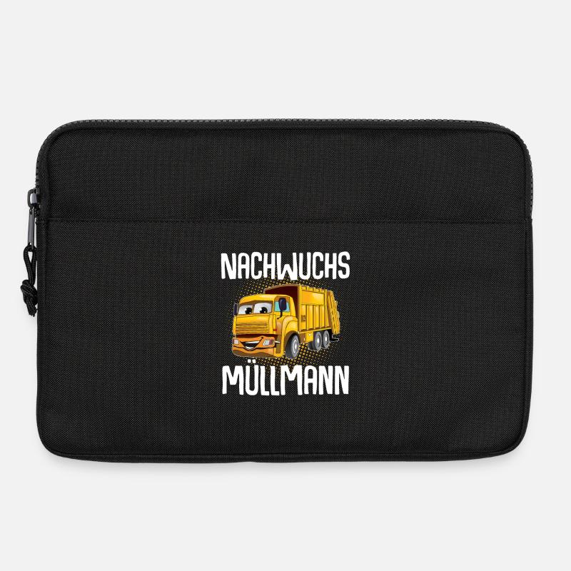 Nachwuchs Müllmann - Laptoptasche 13" - Schwarz