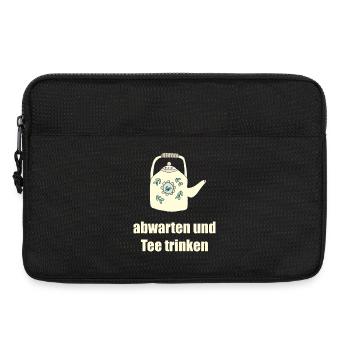 drinking tea 2 - Laptop bag 13" - black - Front