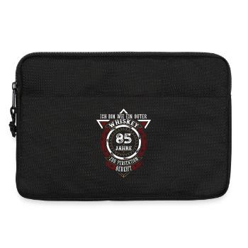 85. Geburtstag Whiskey Whisky - Laptoptasche 13" - Schwarz - Vorne