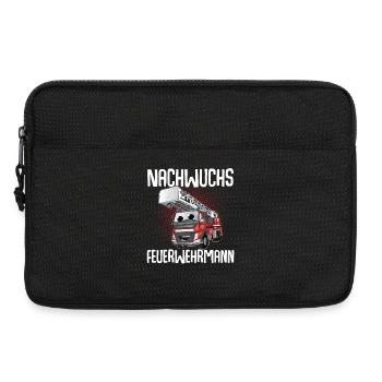 Nachwuchs Feuerwehrmann - Laptoptasche 13" - Schwarz - Vorne
