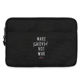 Köln Karneval Make Fastelovend Not War Love Kölsch - Laptoptasche 13" - Schwarz - Vorne
