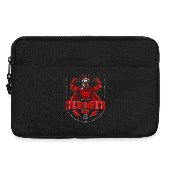 Calisthenics Club Superhero Motivational Design - Laptop bag 13" - black - Front