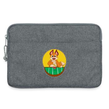 Jetons de poker Fox Poker - Sacoche pour ordinateur portable 13 pouces - gris chiné - Devant