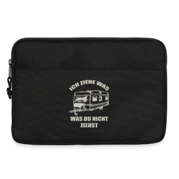 Ich ziehe was du nicht ziehst - Laptoptasche 13" - Schwarz - Vorne