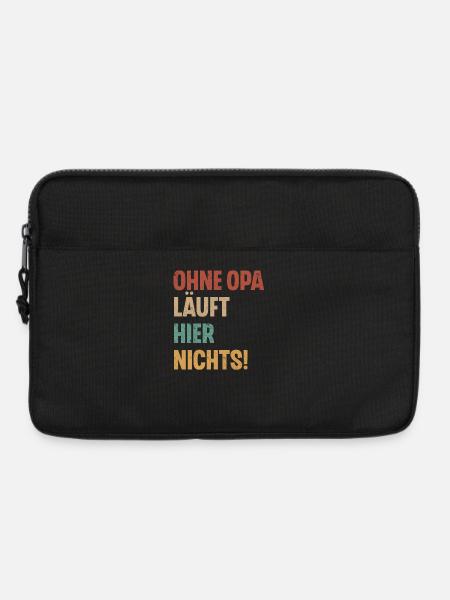 Opa - Laptoptasche 13" - Schwarz