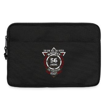 56. Geburtstag Whiskey Whisky - Laptoptasche 13" - Schwarz - Vorne