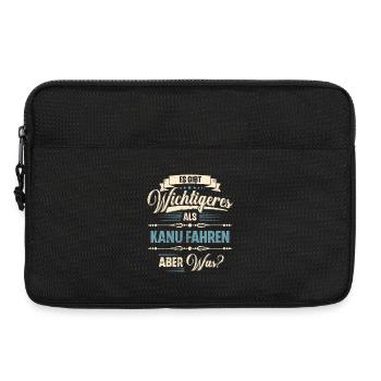 Kanu Kanufahrer Kanufahren - Laptoptasche 13" - Schwarz - Vorne