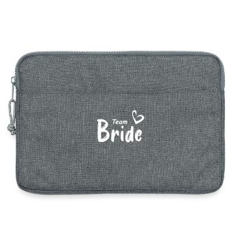 Team Bridal Wedding Celebration - Laptop bag 13" - heather grey - Front