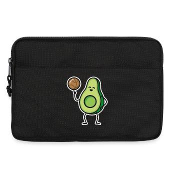 Drôle d’avocat Basketteur Joueur keto - Sacoche pour ordinateur portable 13 pouces - noir - Devant