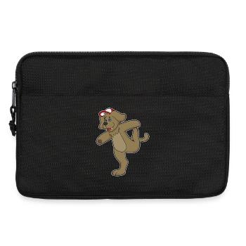 Hund Yoga Fitness Gymnastik - Laptoptasche 13" - Schwarz - Vorne