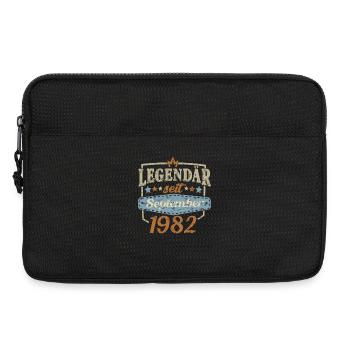 Legendär seit september 1982 Geburtstag - Laptoptasche 13" - Schwarz - Vorne
