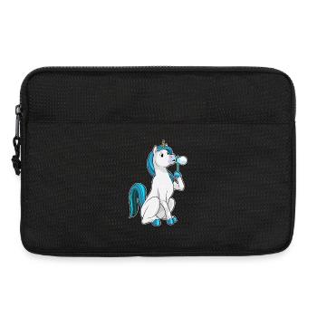 Bulles de savon licorne - Sacoche pour ordinateur portable 13 pouces - noir - Devant