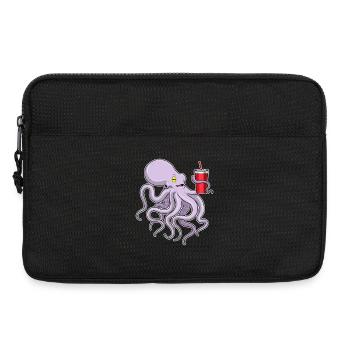 Tasse de pieuvre à emporter - Sacoche pour ordinateur portable 13 pouces - noir - Devant