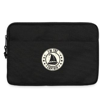 Capitaine Sailing Sailor Retro Vintage - Sacoche pour ordinateur portable 13 pouces - noir - Devant