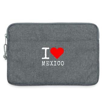 J’aime le Mexique J’aime le Mexique Cinco De Mayo Les Mexicains - Sacoche pour ordinateur portable 13 pouces - gris chiné - Devant