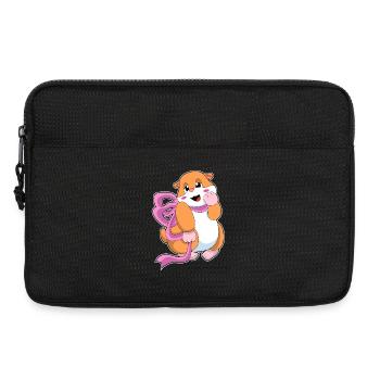 Hamster Bow - Sacoche pour ordinateur portable 13 pouces - noir - Devant