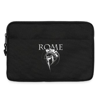 rome gladiator icon roman illustration logo icon - Laptop bag 13" - black - Front
