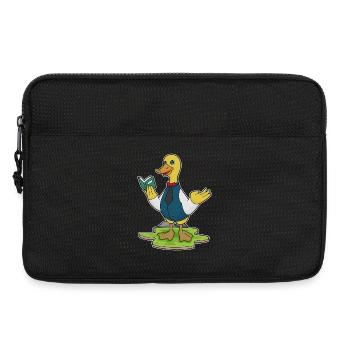 Duck Teacher Book School - Laptop bag 13" - black - Front