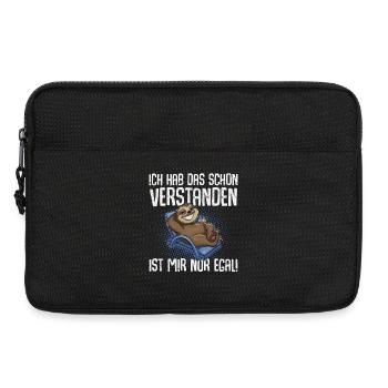 Ich Hab Das Schon Verstanden Ist Mir Nur Egal - Laptoptasche 13" - Schwarz - Vorne