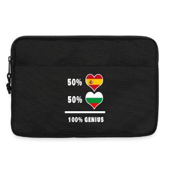 Bulgaria and Spain genius / gift - Laptop bag 13" - black - Front