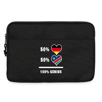 Germany and Namibia 100% Ingenious / Gift - Laptop bag 13" - black - Front