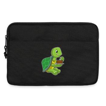 Schildkröte Kuchen - Laptoptasche 13" - Schwarz - Vorne