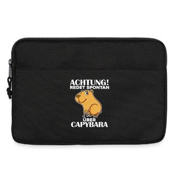 Capybara - Laptoptasche 13" - Schwarz - Vorne