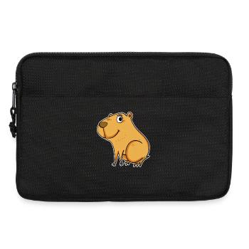 Capybara Wasserschwein - Sacoche pour ordinateur portable 13 pouces - noir - Devant