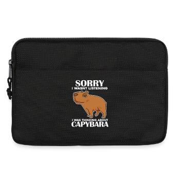 Capybara Capybara Cadeau - Sacoche pour ordinateur portable 13 pouces - noir - Devant