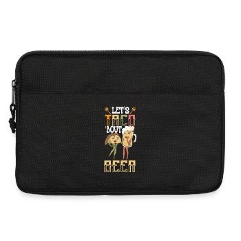 Lets Taco Bout Bier - Laptoptasche 13" - Schwarz - Vorne