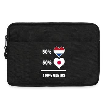 Le Japon et les Pays-Bas génie / GIFT - Sacoche pour ordinateur portable 13 pouces - noir - Devant