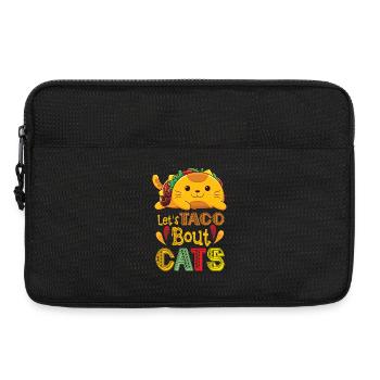Let's Taco Bout Cats Catlover - Laptoptasche 13" - Schwarz - Vorne
