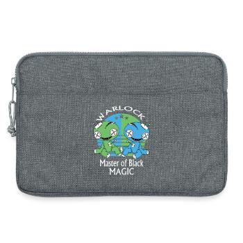 Warlock, poupée vaudou - Sacoche pour ordinateur portable 13 pouces - gris chiné - Devant
